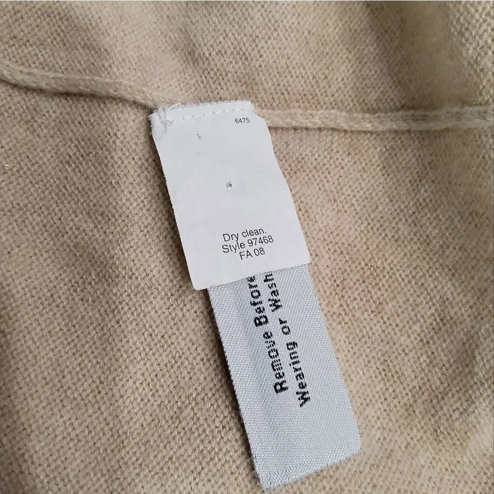 J.Crew Sontuosa 100% Cashmere Knit Sweater Size XS